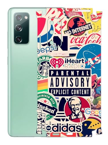 Image of AtOdds - Compatible for Samsung Galaxy S20 FE Mobile Back Skin Rear Screen Guard Protector Film Wrap (Coverage - Back+Camera+Sides) (Explicit Graffiti)