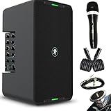 Mackie ShowBox All-in-One Battery Powered Performance Rig with Bluetooth Bundle with Pro 16AWG XLR Mic Cable & Professional Dynamic Microphone - Ultimate Live Sound