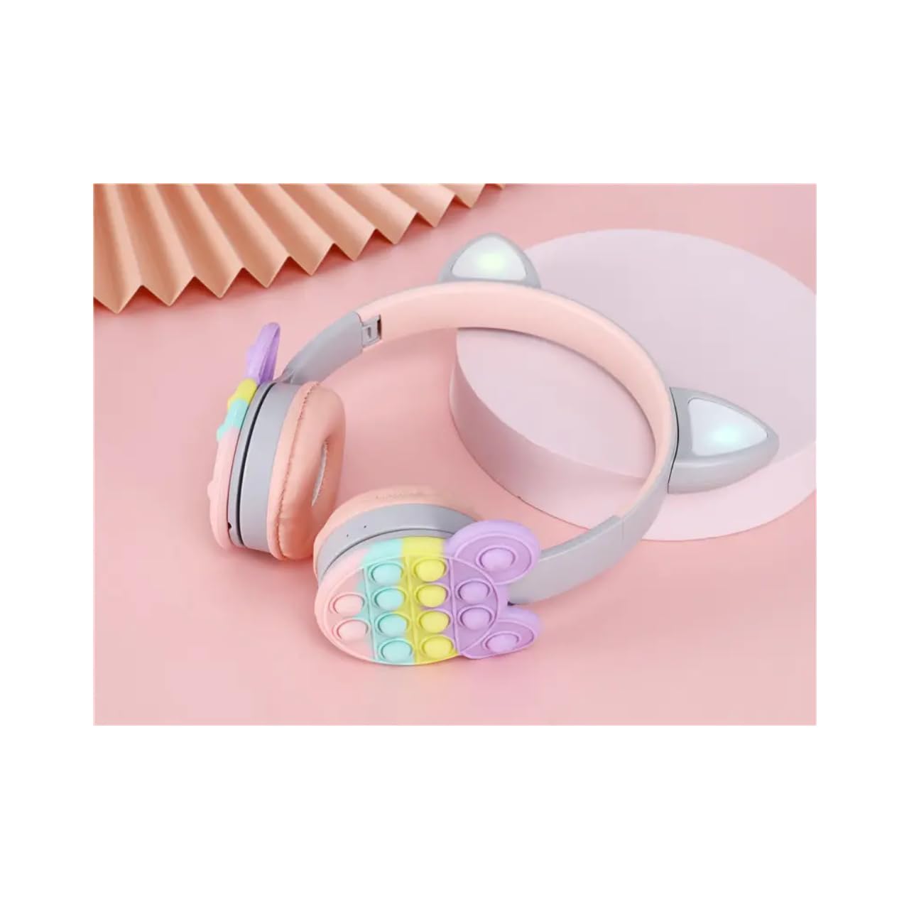 Wireless Kids Headphone Over-Ear BT 5.0 With TF Card Slot For Adults Kids Headphone