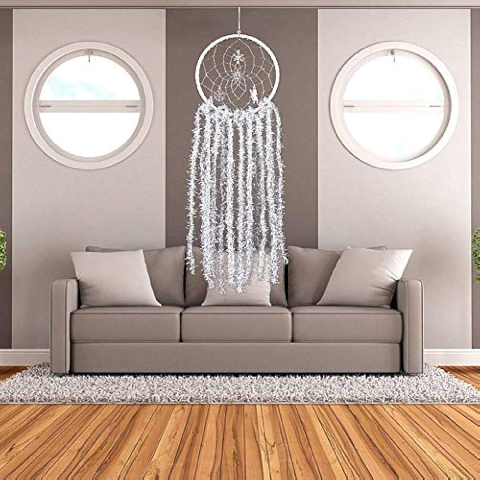 Large Dream Catcher Wall Hanging for Boys, Macrame Kit