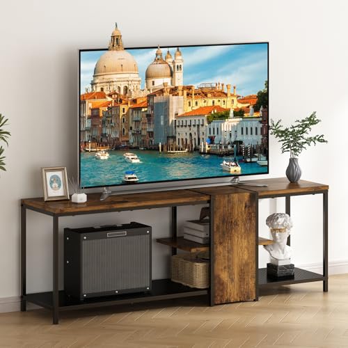 Reviews de Mesas para TV comprados en linea. 47 Uzelia Mueble para TV Moderno, Mesa para TV hasta 65 Pulgadas, Centro de Entretenimiento para Telvision Minimalista, Soporte Estante Telvision Retro Mueble para Sala de Estar,...