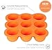 Kiddo Feedo Baby Food Ice Cube Tray and Storage Container with Silicone Clip-On Lid - Free E-Book by Award-Winning Author/Dietitian - Orange