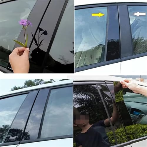 Cubre pilares de ventanas para Nissan Skyline 2014-2023 contra desgaste 6