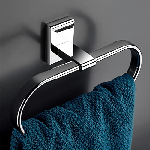 Serviette haut de gamme entièrement en cuivre avec support mural chic