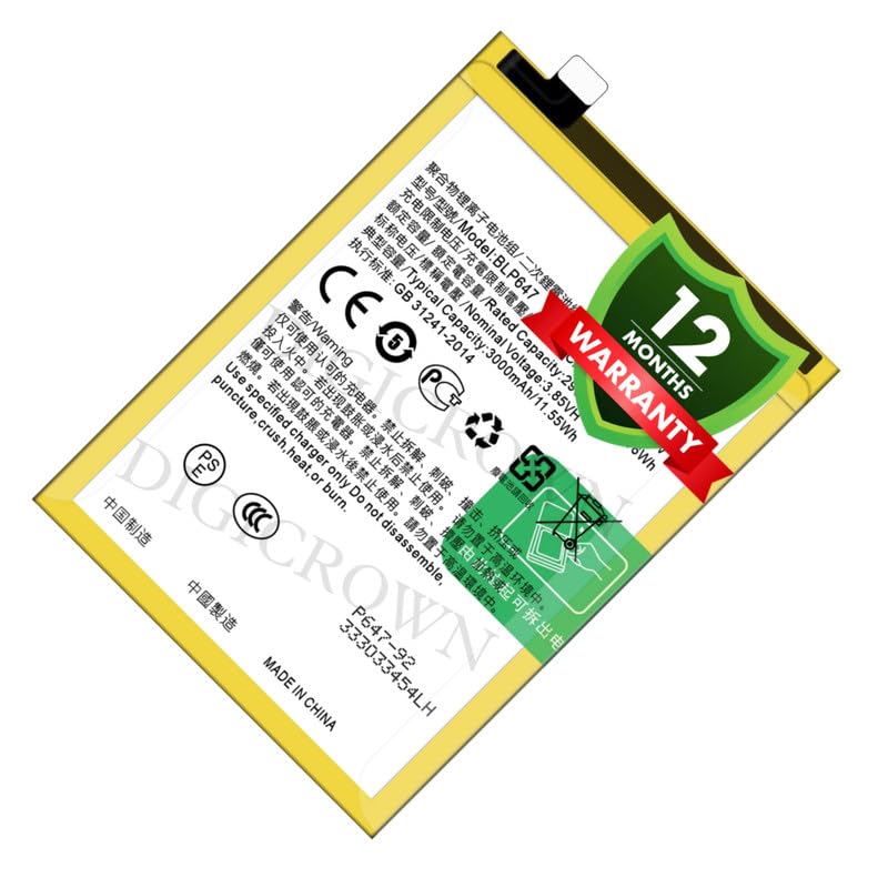 Image of Original BLP647 Battery Compatible for Oppo A79 4G (2017) | A79t - (3000mAh) - 1 Year Warranty DF7