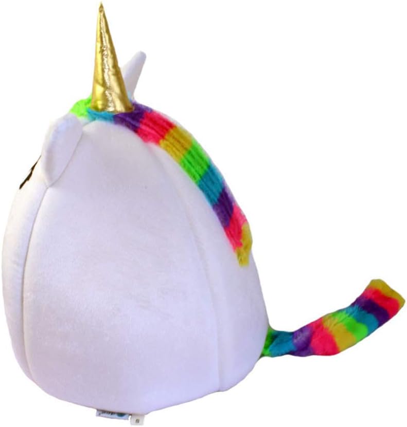 TEHAUX Unicorn Dog Bed Small Size 11.81In Cozy Winter Pet Nest Warm Indoor House Bed for Cats and Small Dogs Portable Soft Material