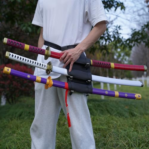 3-PC 41" Anime Enma Zoro Sword Yama Cosplay Katana