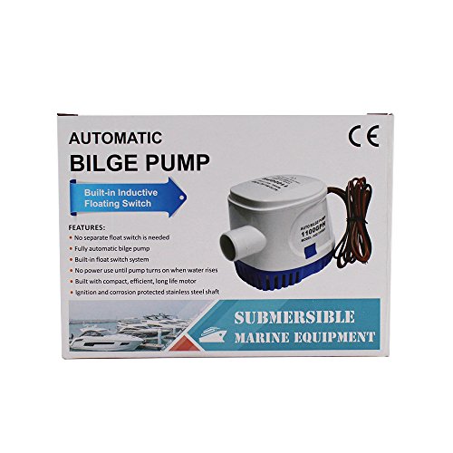 creatorele Automatic Submersible Boat Bilge Water Pump 12v 750gph Auto with Float Switch