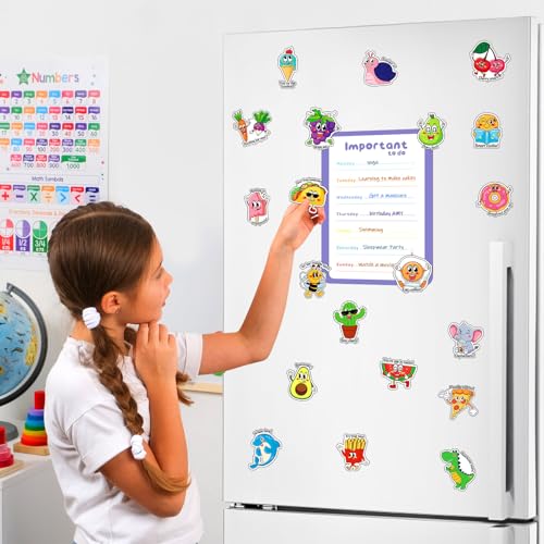 Set de 20 imanes decorativos divertidos para nevera miniatura 3