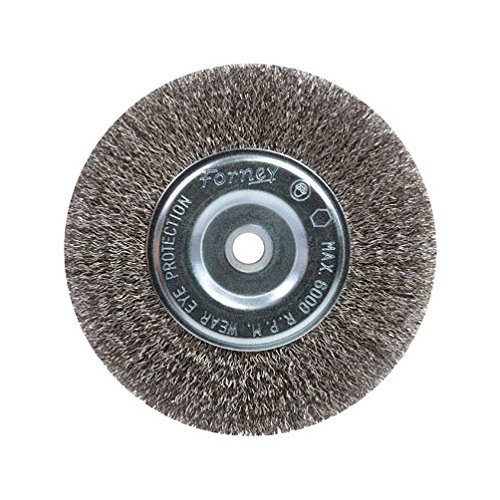 Forney 6 in. Crimped Wire Wheel Brush Metal 6000 rpm 1 pc.