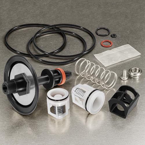Replace for Watts 009M2 1 Total Repair Kit - for 1 009M2 & 009 LF009 Reduced Pressure Zone Assemblies - Include Relief Valve First & Second Check Valve Kit - 0887793 RK 009M2-T Total Repair Kit