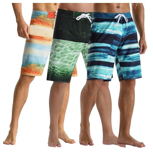 Kit c/ 3 Shorts SURF Mauricinho Bermuda Praia Academia Tactel Estampado Verão 859 (BR, Alfa, M, Regular, Regular, Sortido)