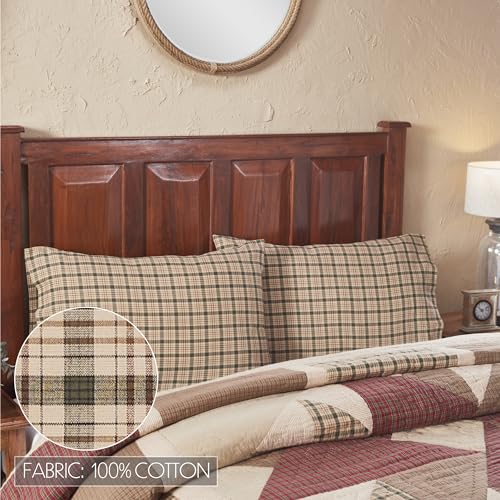 VHC-Brands-Cider-Mill-Standard-Plaid-Pillow-Case-Tan-21×30-Set-of-2 VHC Brands Cider Mill Standard Plaid Pillow Case Tan 21×30 Set of 2