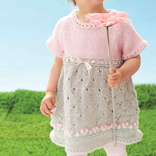 Image of Bernat Baby Big Ball Sport Yarn, 12.3 oz, Gauge 3 Light, 100% Acrylic, Baby Grey