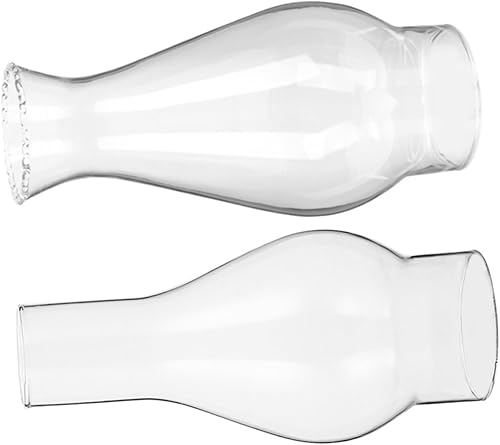 Miniatura 5 de DECHOUS 2 piezas de pantalla de queroseno pantallas de lámparas de lámparas de lámpara de aceite a prueba de viento sombra de queroseno cubierta de