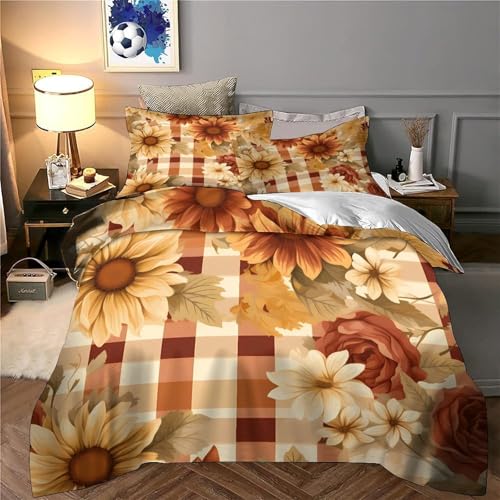 Parure de lit microfibre 3D douce et facile à fermer pour grand lit