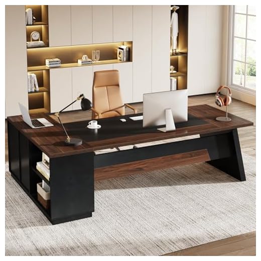 Tribesigns 78" L-Shaped Executive Desk