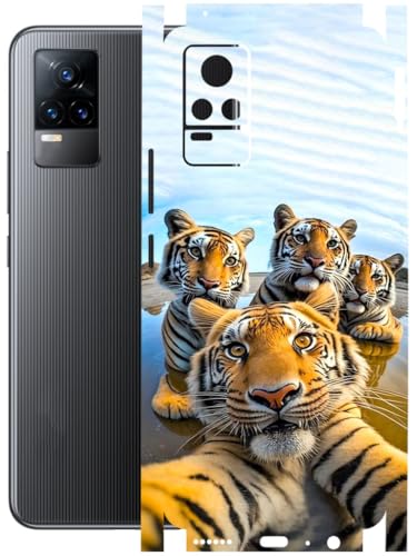 Image of AtOdds - Full Body Back Screen Guard Protector Film - Lamination Wrap Skin Sticker Compatible with VIVO Y73 | Scratchproof Matte Finish (Selfie)