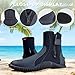 Coreskin Neoprene Dive Boots 5mm with Anti-Slip Sole for Water Sports, Scuba Diving, Snorkeling, Rafting, Kayaking, Windsurfing, Wakeboarding, and Canoeing (HDB5mm6)