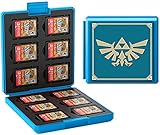 【Doble cara de gran capacidad】La caja de almacenamiento de tarjetas de juego ha sido diseñada racionalmente para maximizar el espacio, y puede almacenar 12 tarjetas de juego de Nintendo Switch y 12 tarjetas Micro SD (excluyendo juegos).