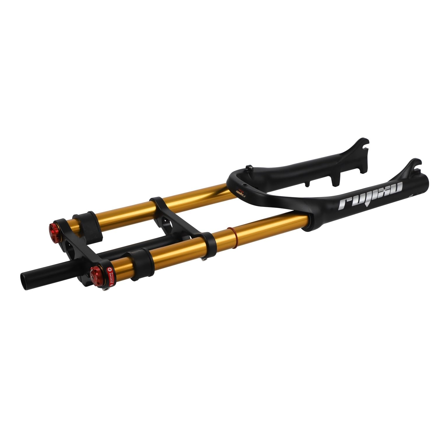 Fourche suspension montagne 20 pouces VTT Fat Bike à air double shoulder pivot 1-1/8