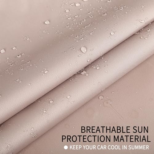 Image of Car Cover Waterproof All Weather for Coupe Sports Sedan, Outdoor Oxford Heavy Duty Car Cover with Lock, Rain Snow Sun Protection Full Exterior Car Covers Universal Fit for Coupe (173 inch-182 inch)
