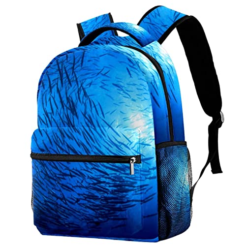 Sac à dos poisson sous l'eau pour soulager le transport des livres d'école lourds