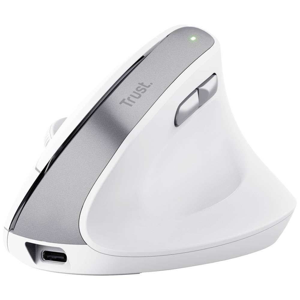 Trust Bayo II Ratón ergonómico inalámbrico Blanco