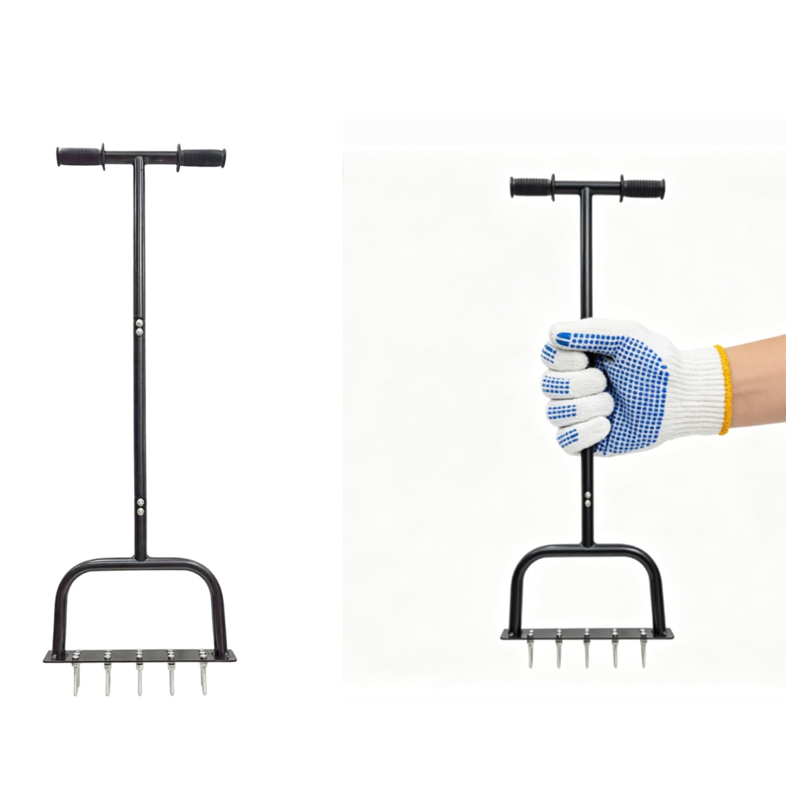 Herramienta de perforación manual de alta resistencia para aflojar el suelo, para exteriores, patio, repuesto para mantenimiento de jardines