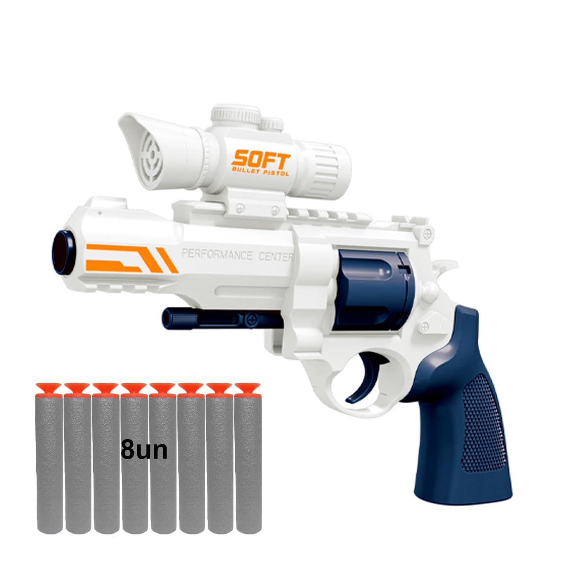 Revolver Compativel Nerf Lançadora C/ 8 Dardos Brinquedo | Amazon