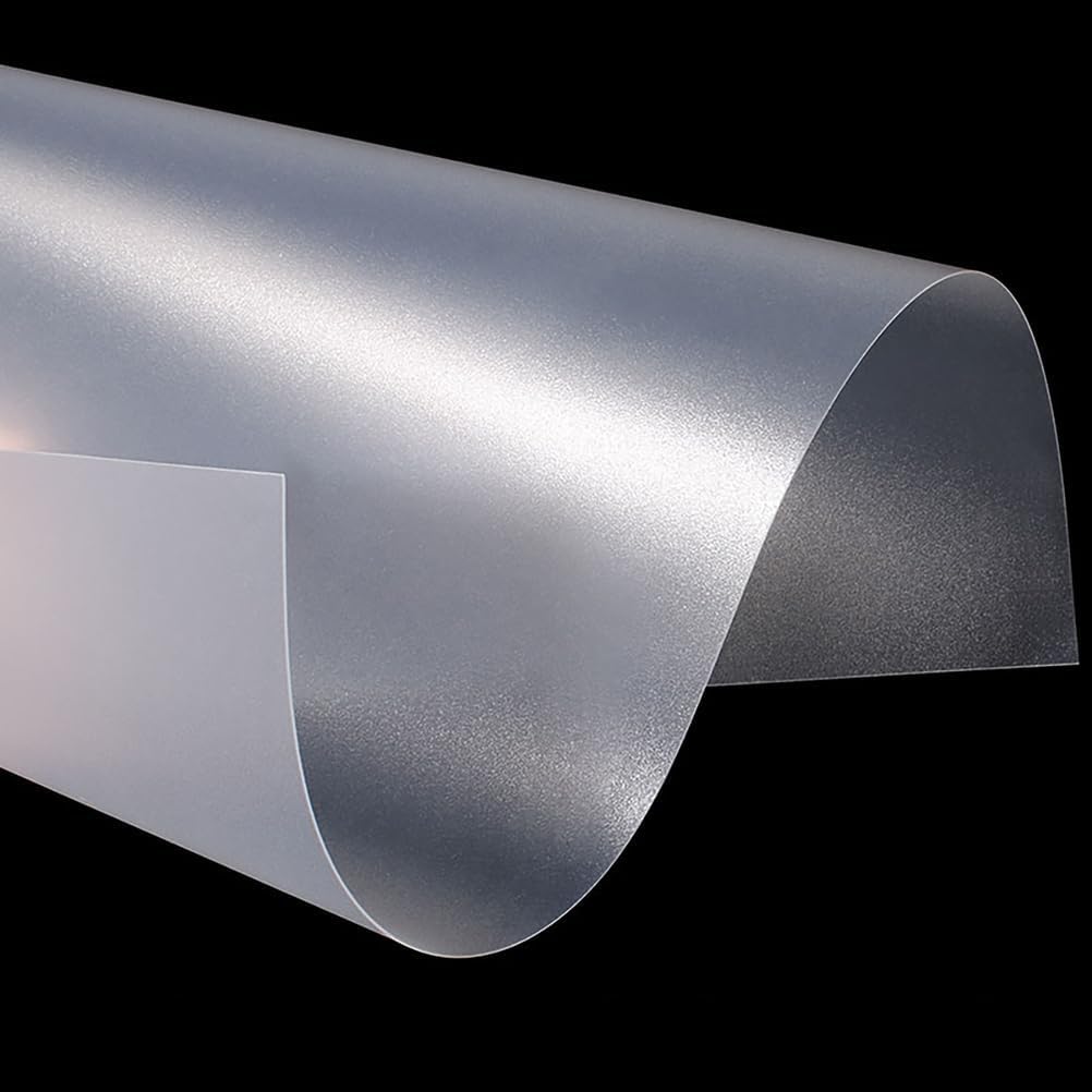 20 sztuk matowych, półprzezroczystych arkuszy z tworzywa sztucznego Pp A5 210 × 148 mm, półprzezroczyste panele polipropylenowe do majsterkowania szablony przechowywania modeli(3mm)