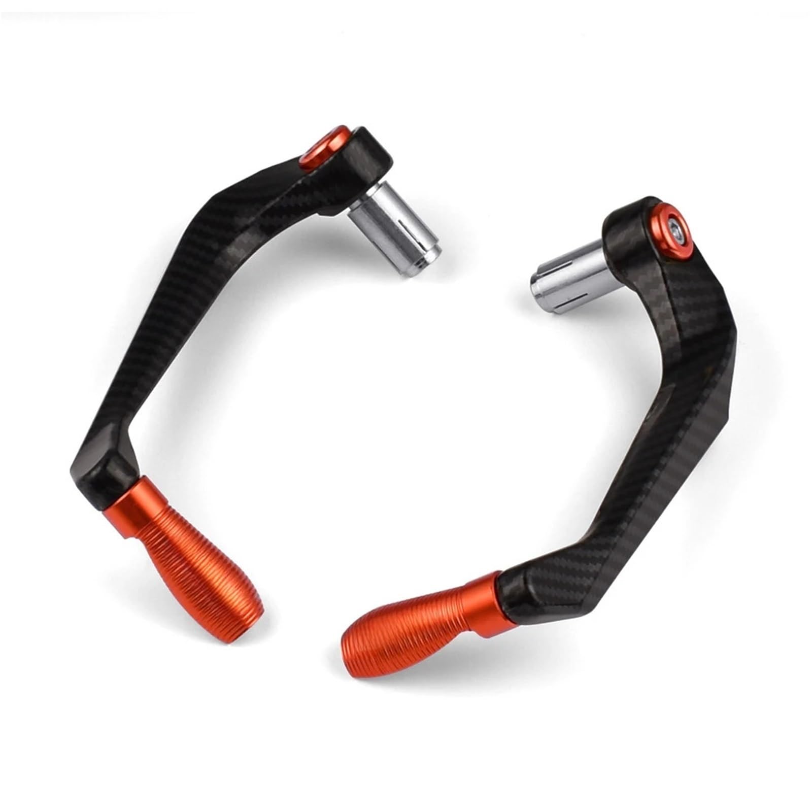 Cqjjxkyc Orange Motorcycle Brake Protector Fit For Fzx 150 250 700 750 Fzx700 Fzx750 Handlebar Grip Brake Clutch Levers Guard Protector Handguard(Orange)