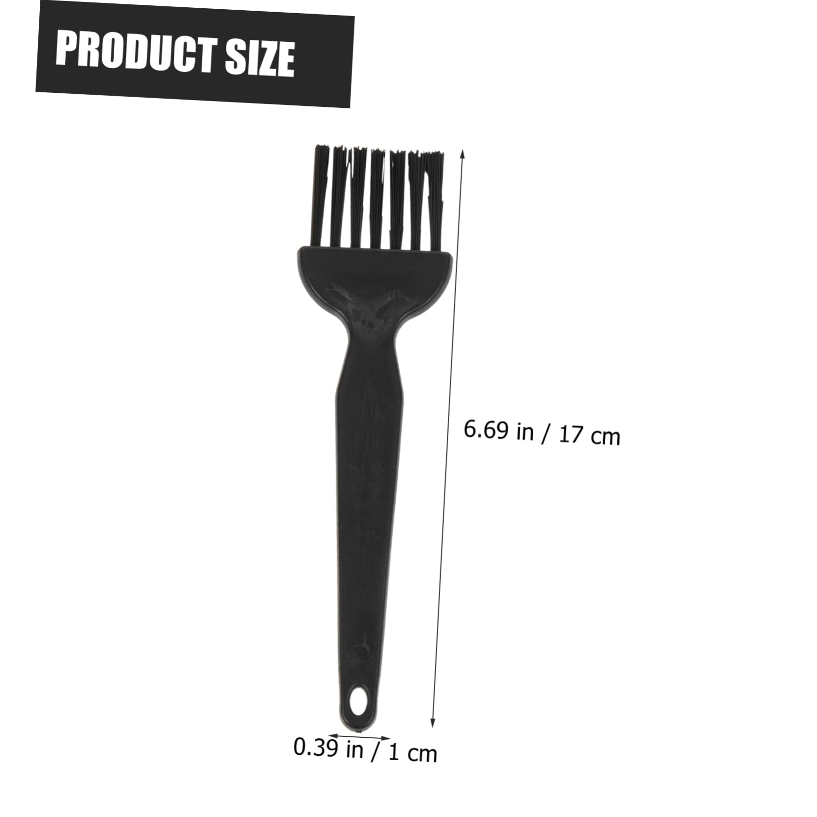 PHENOFICE 1 Set Cleaning Keyboard Brushes Static Handle Grip Interior Trim Kit Electronics Kit Portable Brush Electronic Cleaning Brush Grip Laptop Cleaning Tool Black Abs