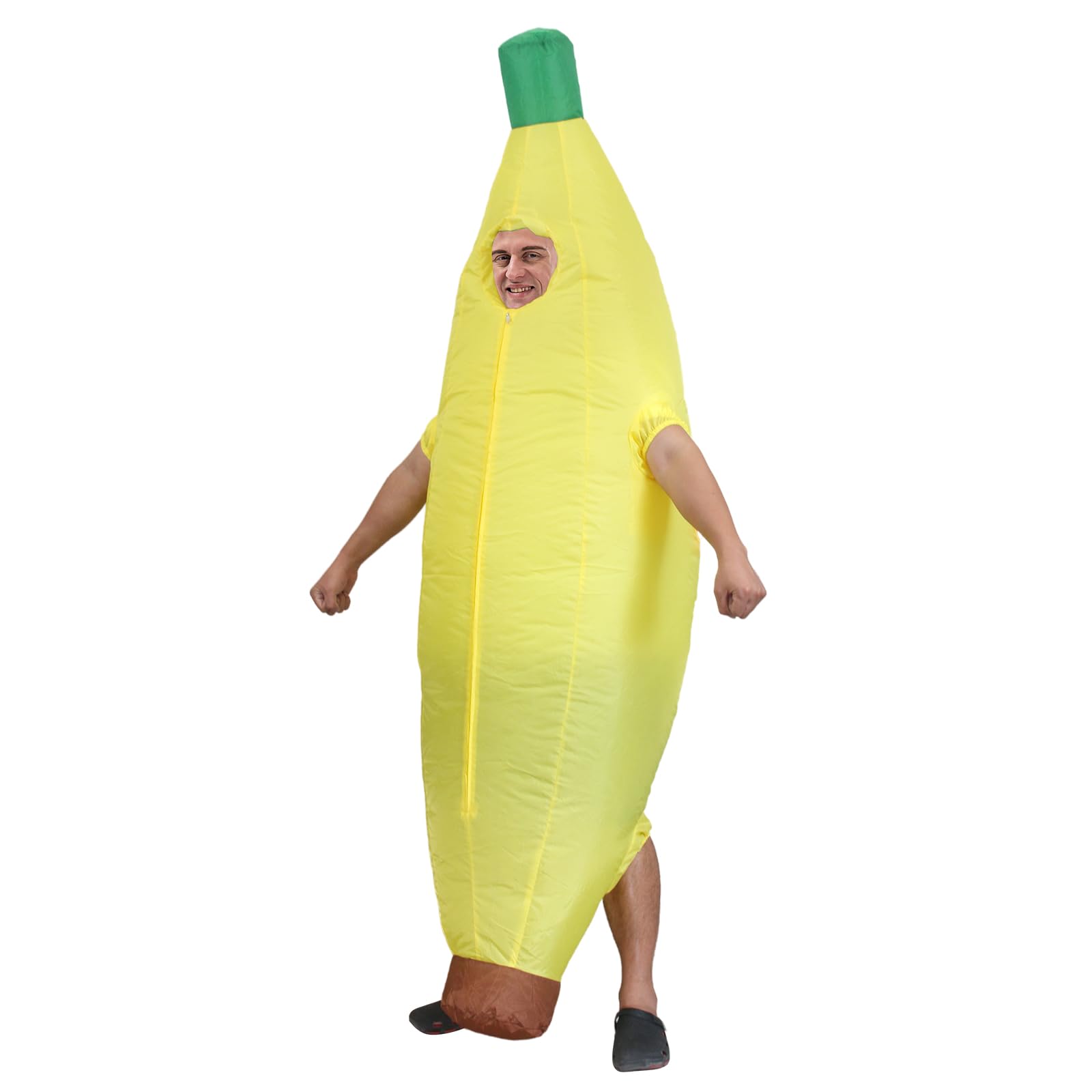 Costume gonfiabile a forma di banana per adulti, per Halloween