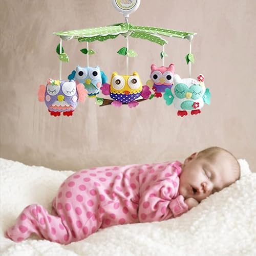 Movebo- Woodland Baby Crib Mobile For Nursery,Lullabies Baby Crib Mobile For Baby Boys And Girls, Crib Mobile For Baby (Forest Owl Baby Crib Mobile) #TOP3