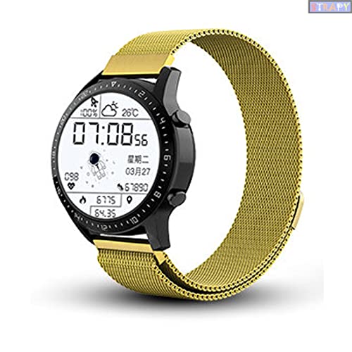 Image of STRPY 22mm Replacement Milanese Magnetic Clasp Chain Strap Band For Amazfit GTR 2 /GTR 2e Smart Watch, Metal Straps