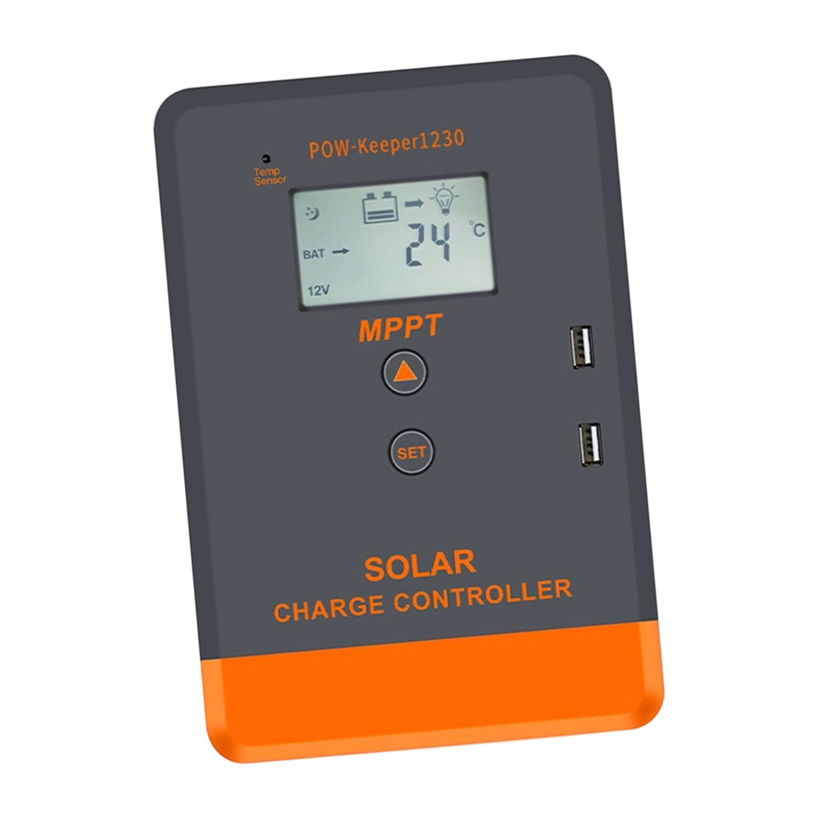 20A / 30 / 40A MPPT Solar Controller with LCD Display Panel Charging Regulator Ensuring Efficient Auto Battery Regulator