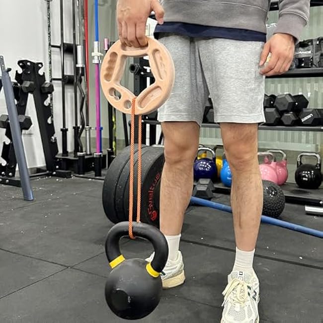 POWER GUIDANCE Hangboard Fingerboard Climbing Grip Strength Training Indoor and Outdoor Double-Sided Non-Slip Portable