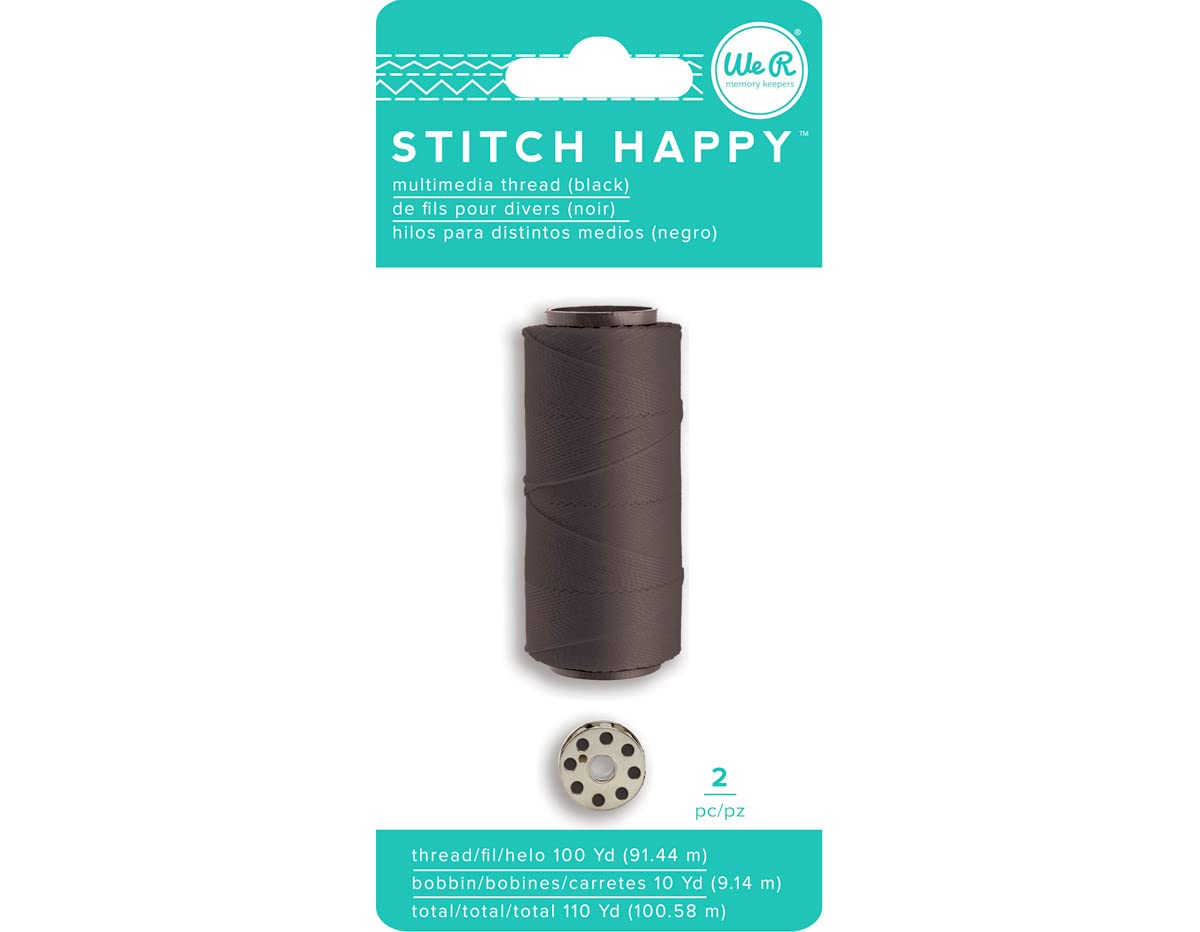 We R Memory Keepers WR663128 Stitch Happy macchina da cucire – Mint, plastica, Nero, 12 x 3 x 6 cm