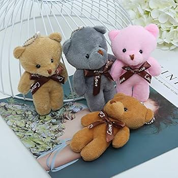 Amazon.co.jp: Ladruph キーホルダー ぬいぐるみ くま