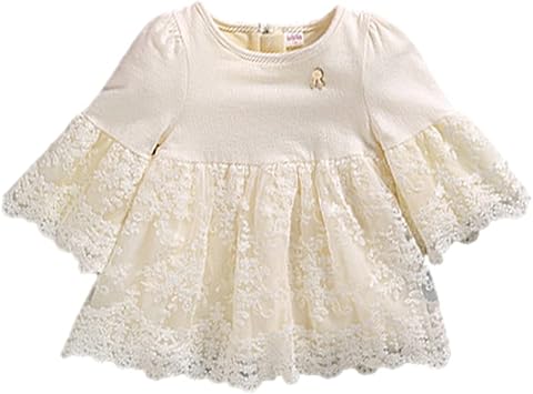 Amazon Co Jp ヘアバンド付き ベビー ワンピース 長袖 70 80 チュニック ベビードレス 女の子 80 服 ファッション小物