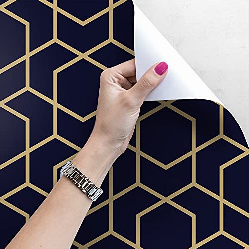 Papier peint 250x250 cm cubes de forme abstrait sombre mural Magic-Stick - 4
