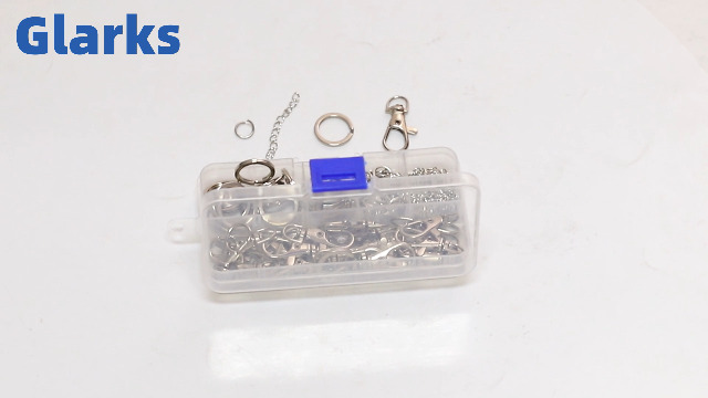 Amazon.com: Glarks 125pcs Silver Keychain Making Kit, Keychain