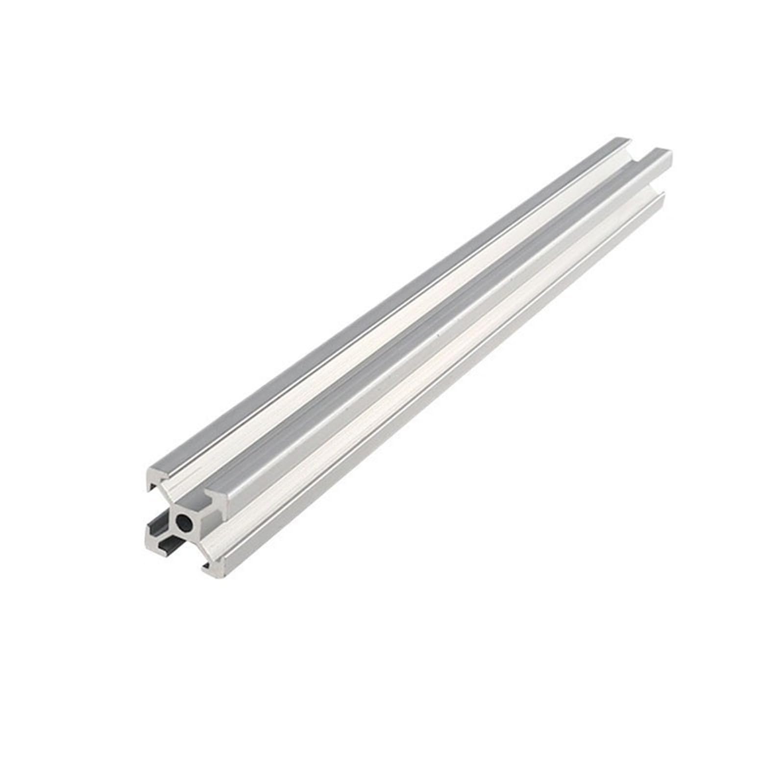 GTPBAO Profilo estruso in alluminio 1515, foro da 3,3 mm, standard europeo, anodizzato argento, tubo quadrato 15x15 mm for ripiani espositivi for stampanti 3D Binario estruso(800mm)