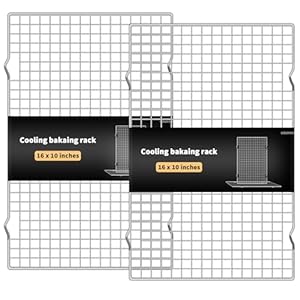 UOUYOO Kühlgitter zum Backen, 2er-Set