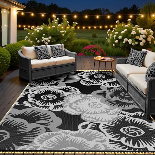 MontVoo Outdoor Rug with LED Lights