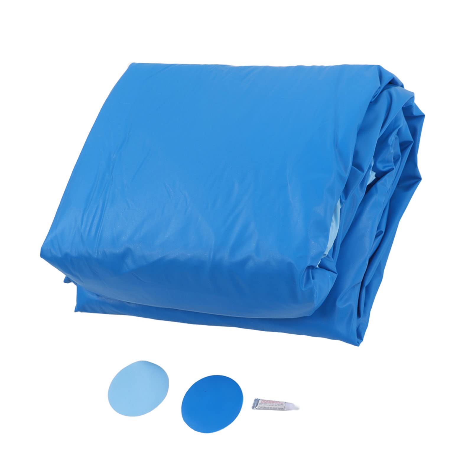 Piscina Inflable PVC Piscina Inflable Engrosada Portátil Piscina Salón Al Aire Libre para Niños Adultos Azul Blanco, 300x175x55cm 118.11x68.90x21.65in, Aprox.7850 g