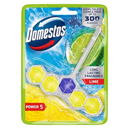 Domestos Toilet Cleaner – Lime | Kills Germs | Tough on Stains | Fresh Lime Scent | 50ML