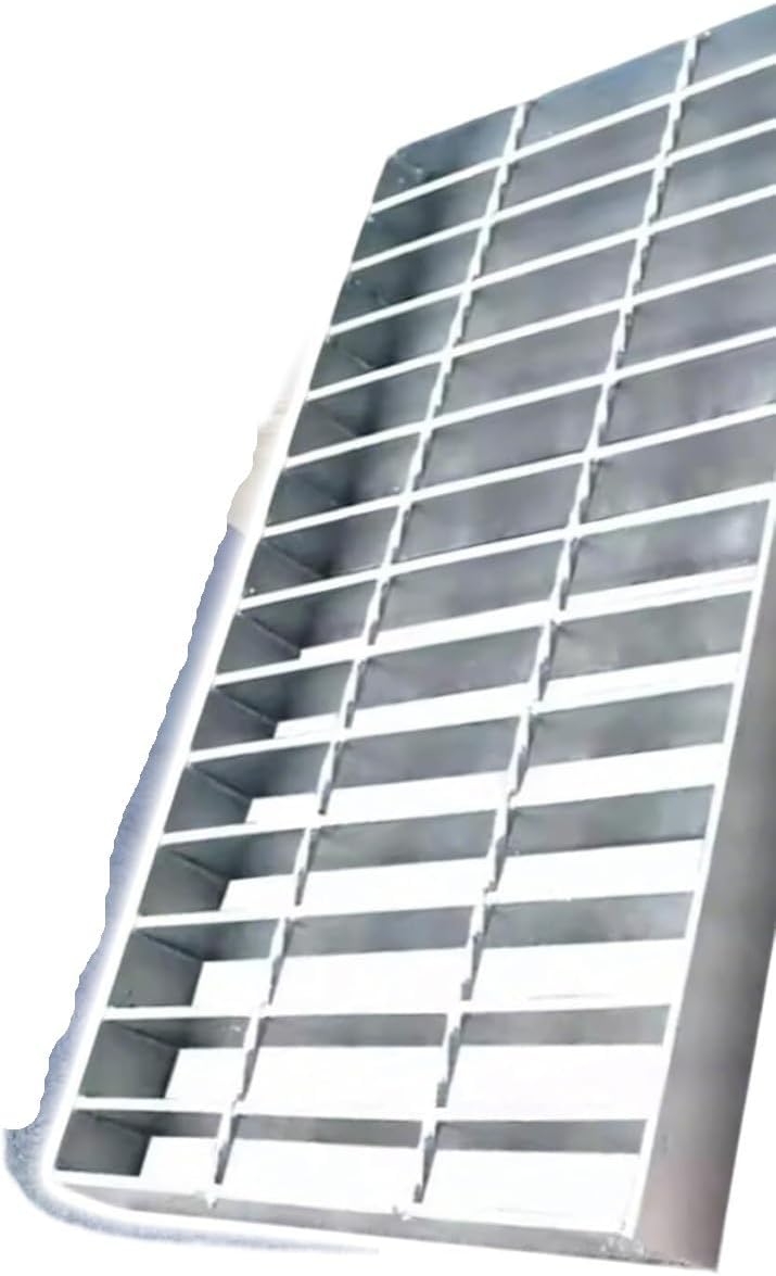 Galvanized Metal Drain Grates for Outdoor and Indoor Use - Replacement Drain Covers for Garage, Garden, and Courtyard(100x40x2cm)