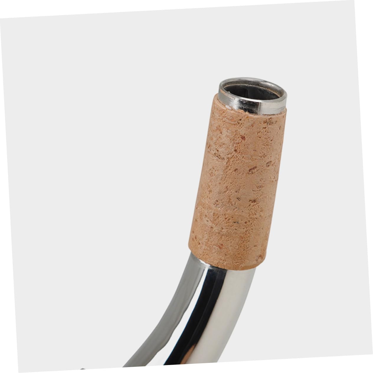 VICASKY Collo Lavorazione di Precisione e Sassofono Tenore per Curvo Facile Installazione in Ottone Placcato Argento Diametro 27,5 Mm, Accordatura in Si Bemolle